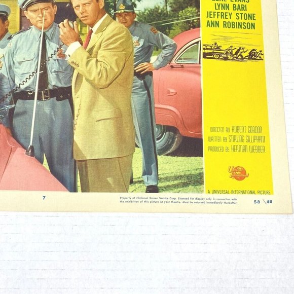 Damn Citizen 1958 Lobby Cards Movie Posters Keith Andes Maggie Hayes Crime Noir - Picture 8 of 8